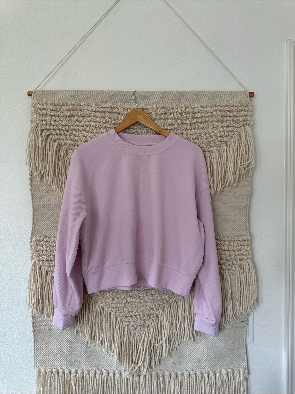 Lululemon Ribbed Softstreme Perfectly Oversized Cropped Crew